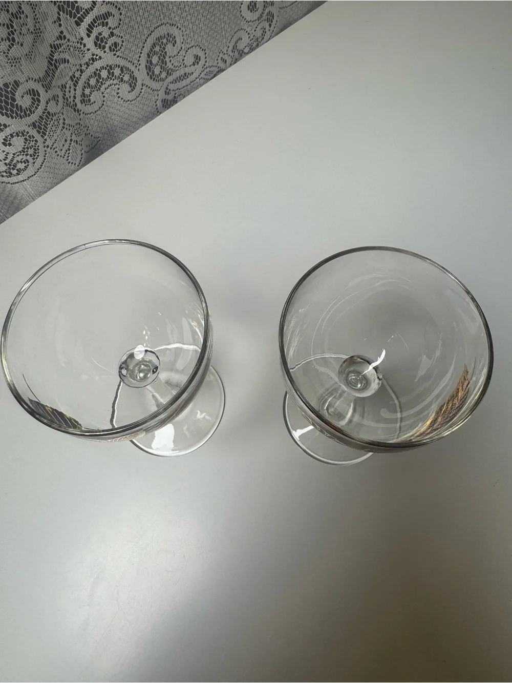 Libbey elegant stemmed